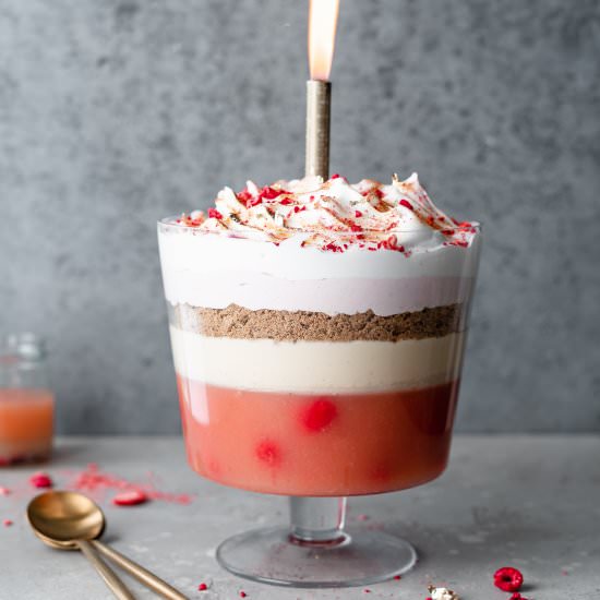 Prosecco Berry Trifle