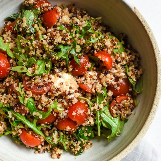 Healthy Caprese Quinoa Salad