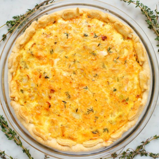 Fish Pie (An Easy Fish Quiche)