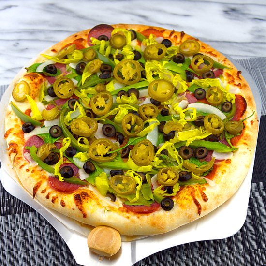 Spicy Italian Sub Chipotle Pizza