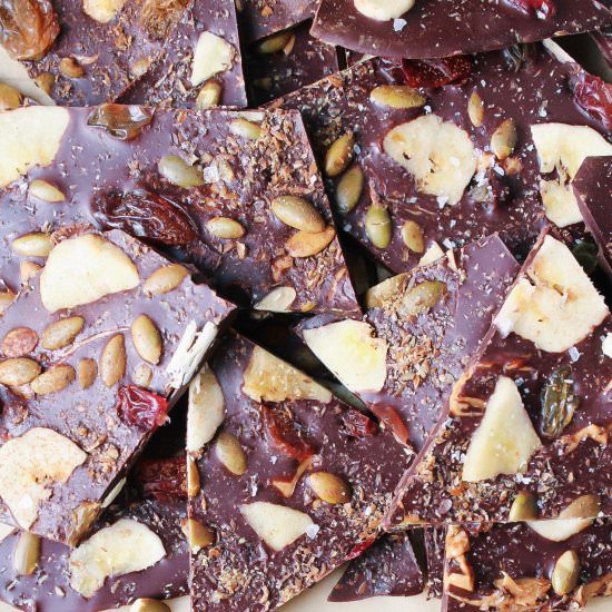 Trail Mix Chocolate Bark