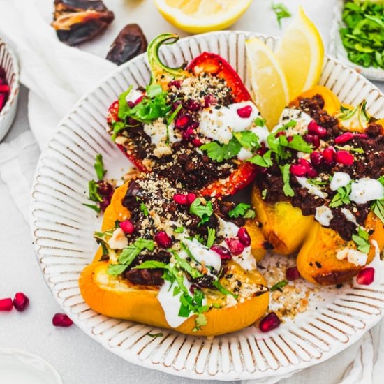 Moroccan-Style Stuffed Peppers