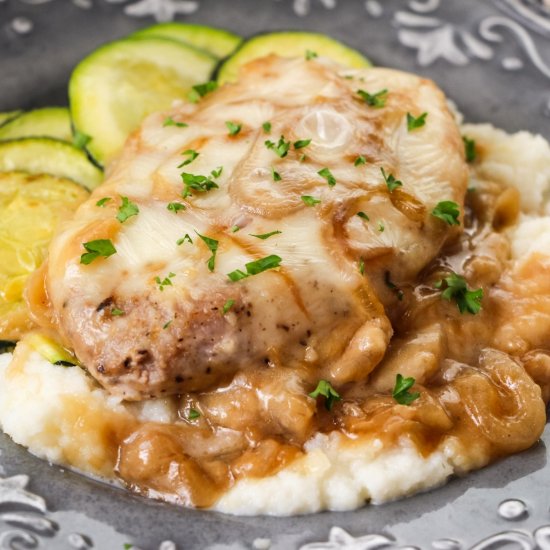 French Onion Pork Chops