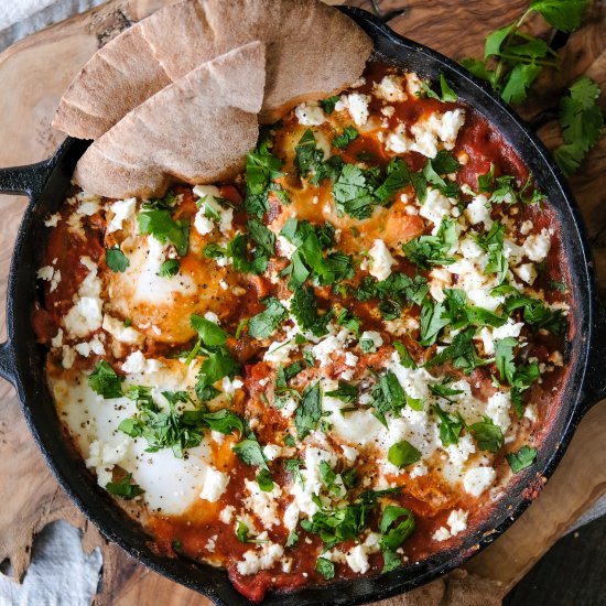 Shakshuka with Eggplant