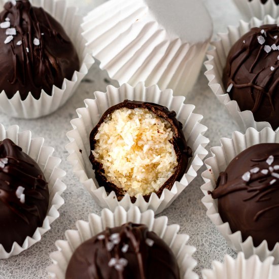 Chocolate Coconut Truffles