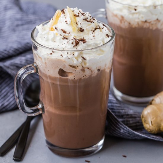 Ginger Spiced Hot Chocolate