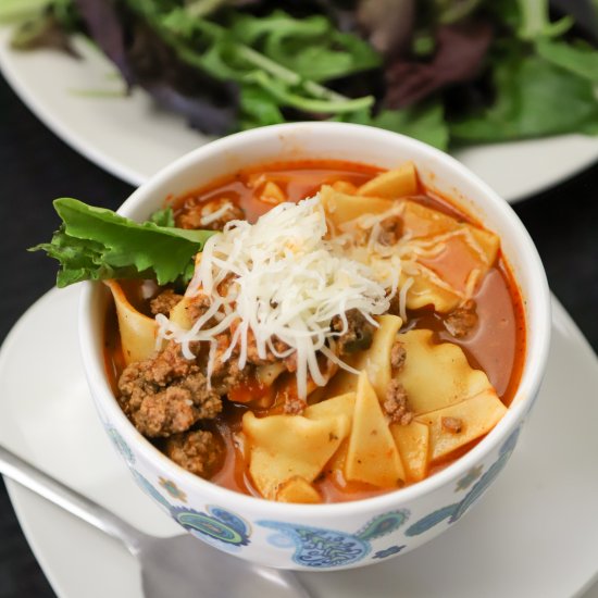 Instant Pot Lasagna Soup