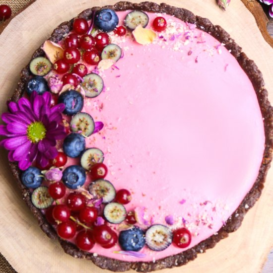 Raw Strawberry Tart