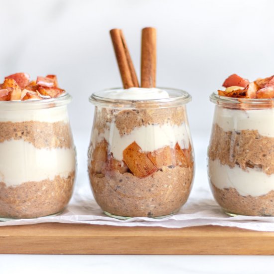 Apple Cinnamon Overnight Oats