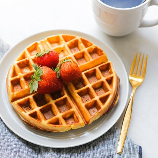 Easy Protein Waffle