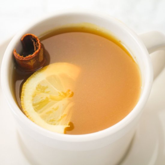 Turmeric Ginger and Cinnamon Tea