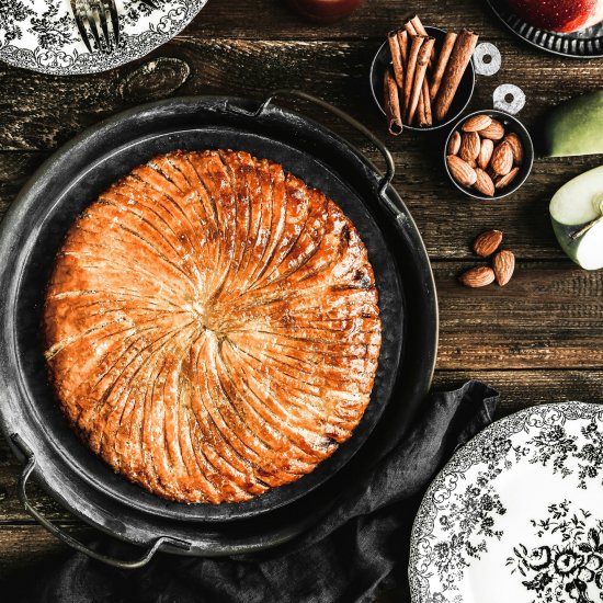 Apple French galette des rois