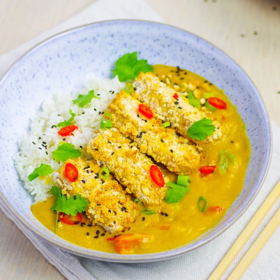 Tofu Katsu Curry