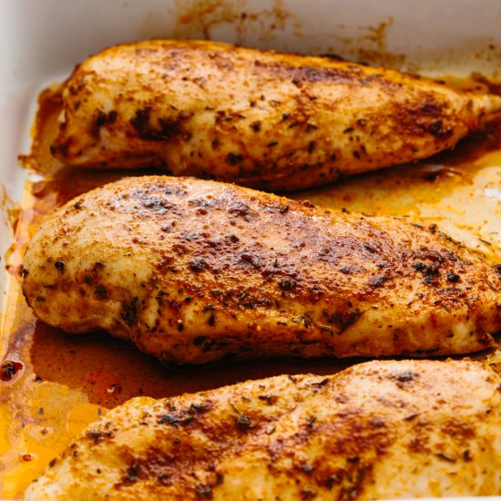 Juicy Baked Chicken Breasts