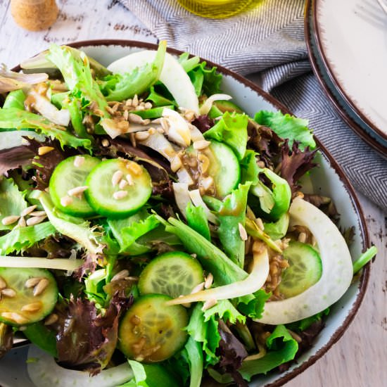 Green Salad with French Vinaigrette