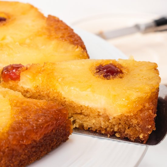 Sticky Pineapple Upside Down Cake