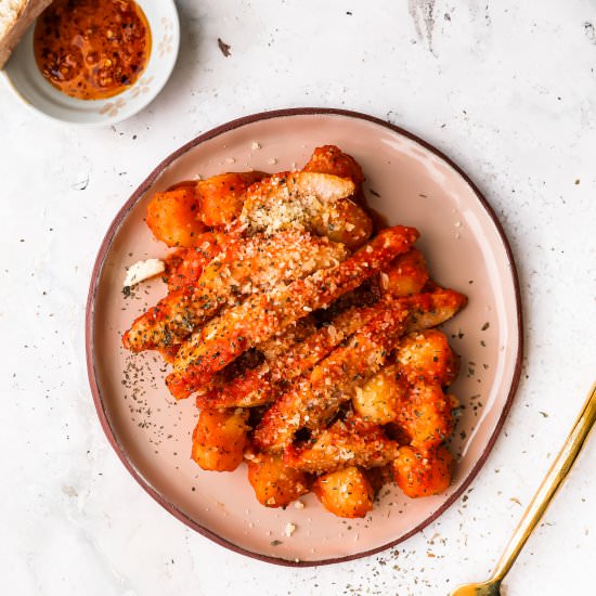 Red Pepper Chicken and Gnocchi