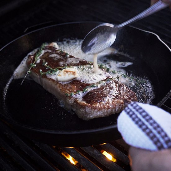 Seared Australian wagyu steak