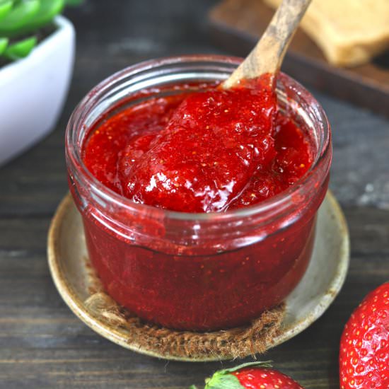 3 Ingredient Strawberry Jam