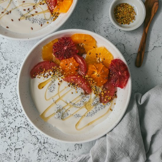 Healthy Citrus Breakfast Bowl