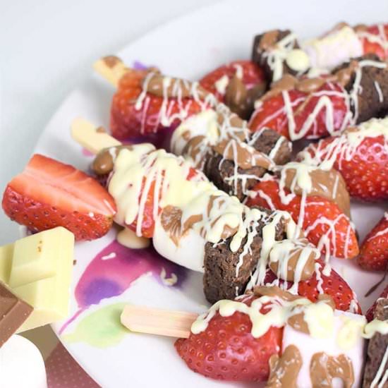 Fruit and Marshmallow Kabobs