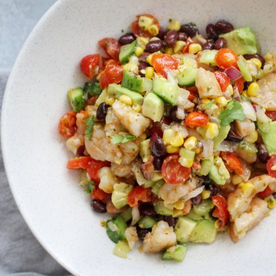 Cilantro Lime Shrimp Salad