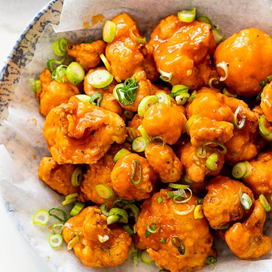 Buffalo Fried Cauliflower