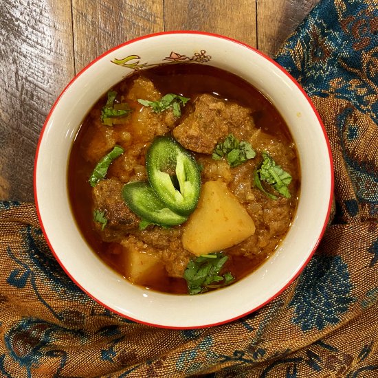 Pakistani Aloo Gosht