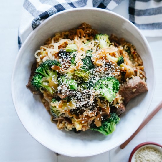 Takeout Style Beef + Broccoli