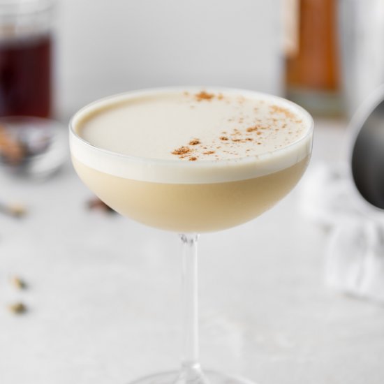 chai whiskey flip