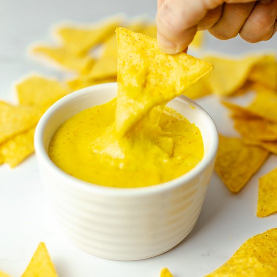 Vegan Homemade Nacho Cheese