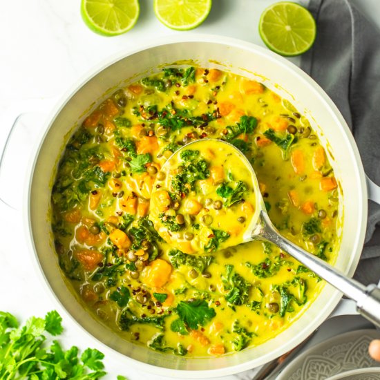 Vegan Sweet Potato Lentil Stew