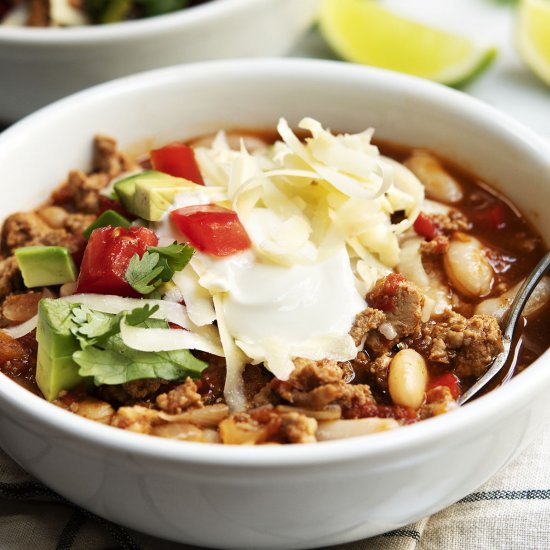 White Bean Turkey Chili