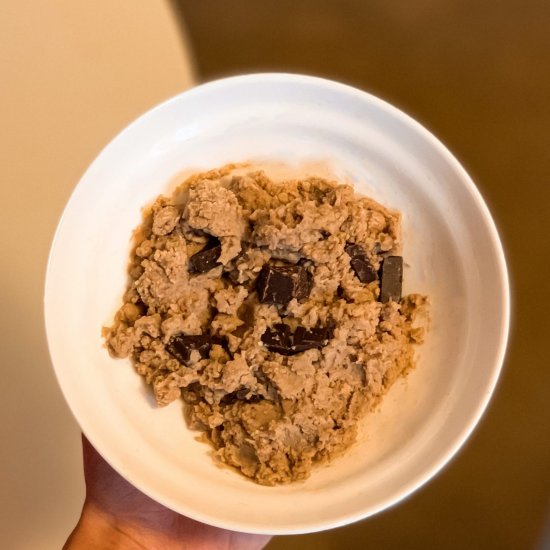 Vegan Protein Cookie Dough for One