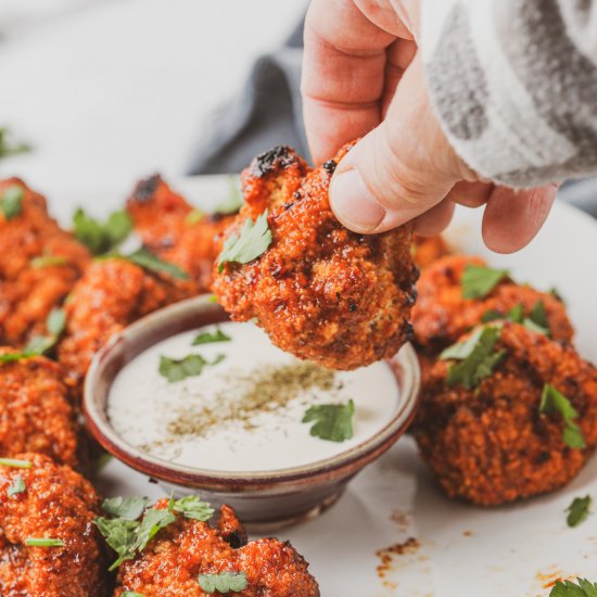 Crispy Vegan Cauliflower Bites