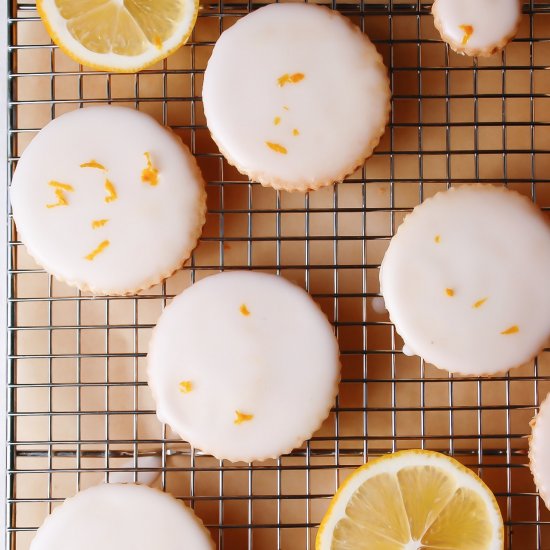 Lemon Shortbread Cookies