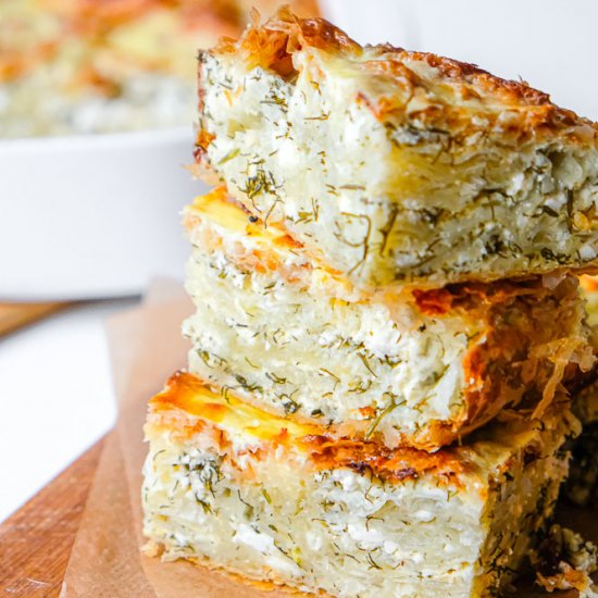 Romanian Feta & Dill Pie