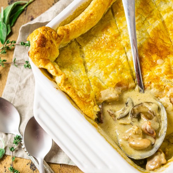 Chicken and Mushroom Pie