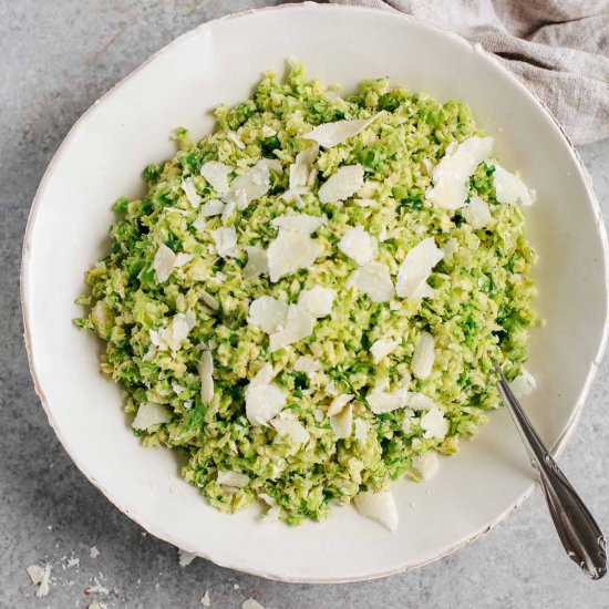 Parmesan Brussels Sprouts Salad