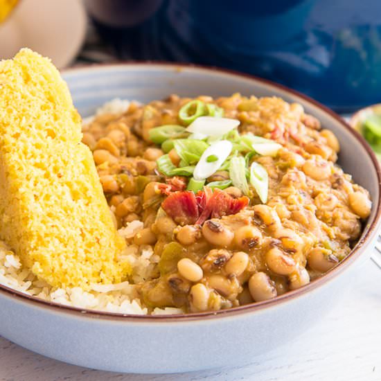 Black Eyed Peas with Rice