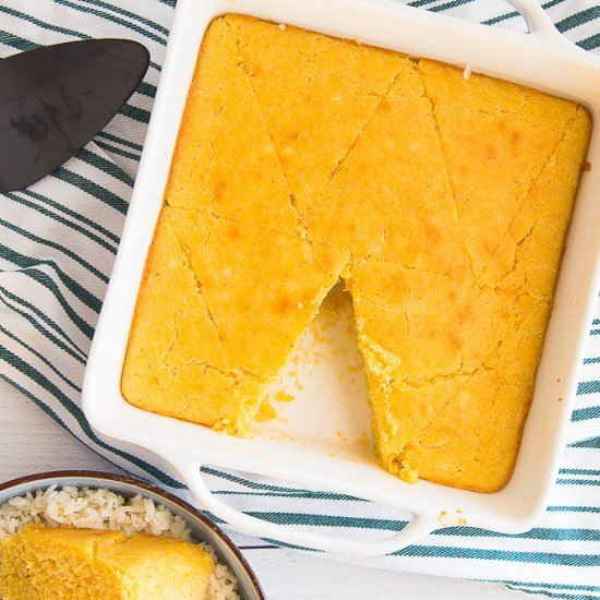 Sweet, Buttery Cornbread