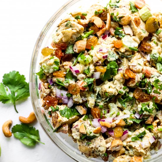 Crunchy Curry Chicken Salad