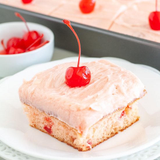 Cherry Chip Cake