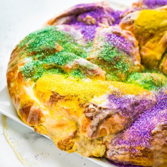 Mardi Gras King Cake Recipe