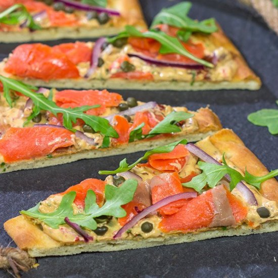 Smoked Salmon Flatbread