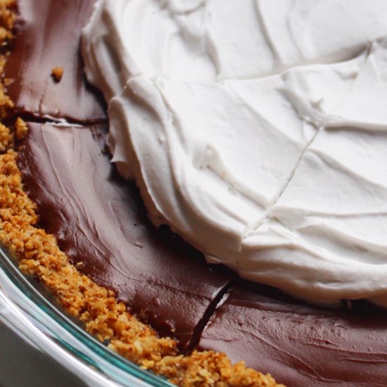 Vegan Chocolate Pudding Pie