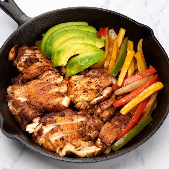 Healthy Easy Chicken Fajitas Recipe