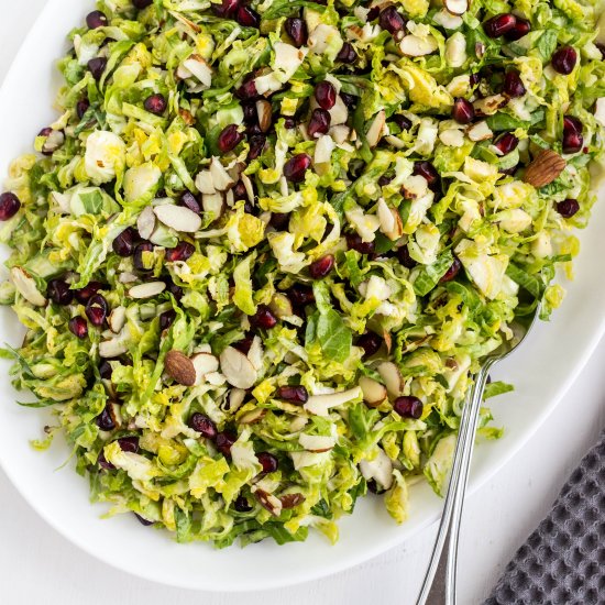 brussels sprout pomegranate salad