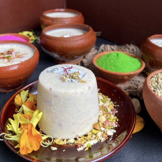 How to make matka thandai kulfi