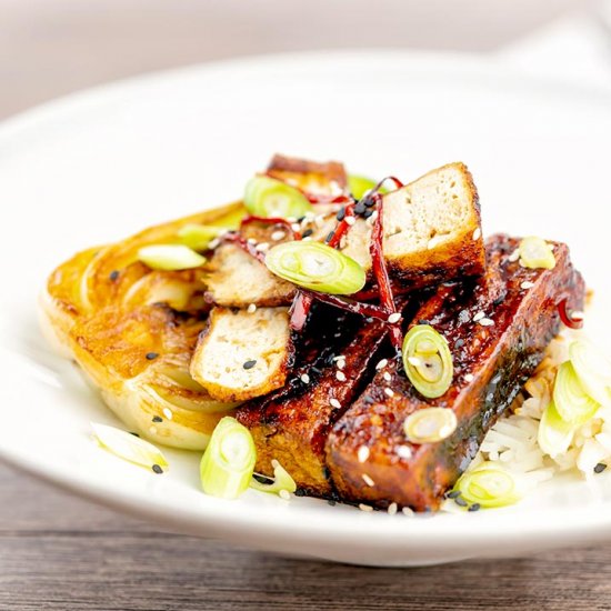 Teriyaki Tofu with Pak Choi